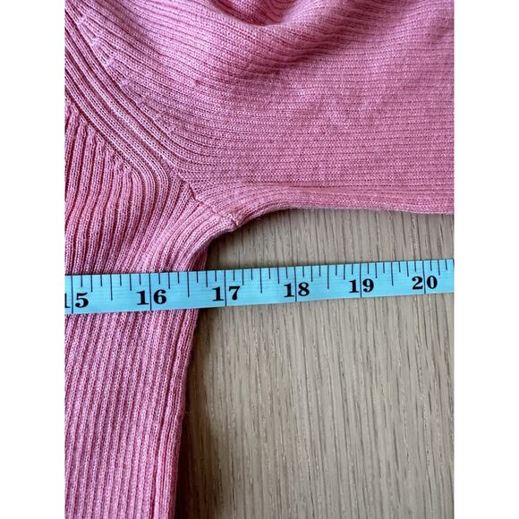 J.Crew Womens Puff Sleeves Sweater XS 100% Merino Wool Medium 2114 - Picture 5 of 8